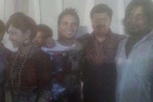 Nemish Shah With Bhoomi Trivedi & Rakesh Maini @ Roman Navratri Utsav 2010
