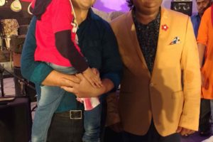 Nemish Shah with Singer Osman Mir @ Carnival Raas Jalsa Navratri 2015