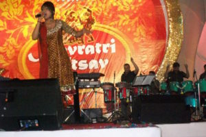 Nemish Shah With Deepak Kumar Satellites & Bhoomi Trivedi @ Roman Navratri Utsav 2010