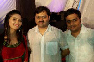 Nemish Shah, Bhavik Shah with Singer Rupa Kashyap @ Carnival Raas Jalsa Navratri 2015
