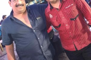 Bhavik Shah with Guitarist Narendra Salaskar @ Carnival Raas Jalsa Navratri 2015
